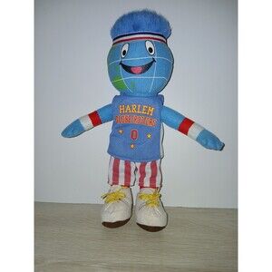 Harlem Globetrotters Globie Plush, Basketball Mascot Souvenir Doll #0 Vintage